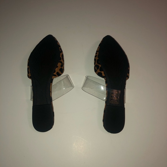 ‼️FINAL CALL‼️Leopard Mule Ballerina Point Flat - Picture 11 of 13